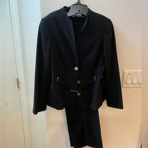 Calvin Klein Full Black Pant Suit